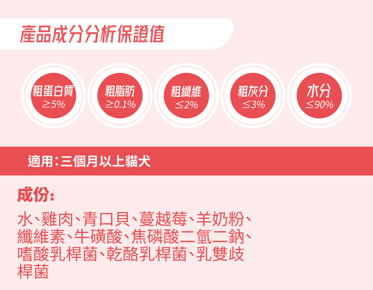 寵物羊奶益生菌營養湯包 80克 - 4包裝