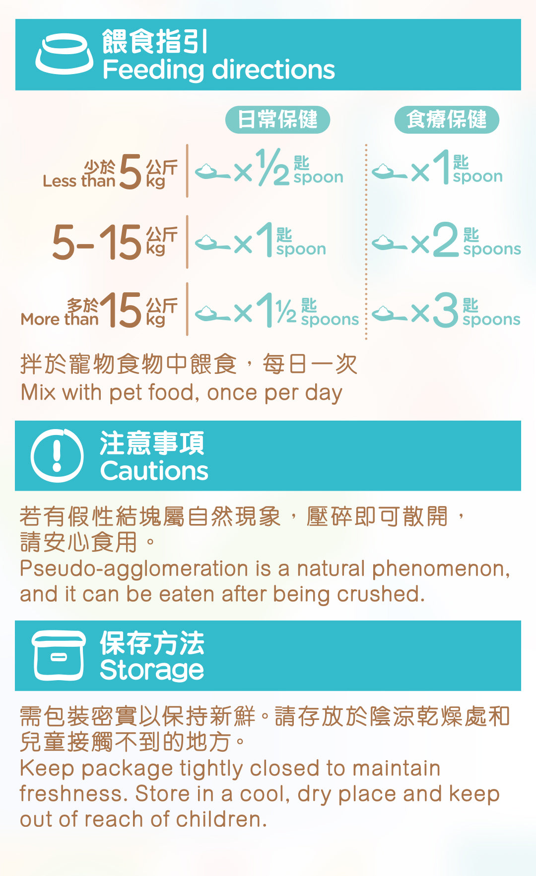 【兩件裝】100%純離胺酸 60g (貓用保健品補充劑 附送小匙羹)